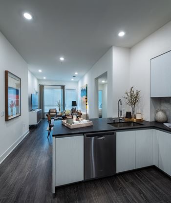 Wood - Style Flooring in Living and Dining Areas and Throughout in Select Units at Kinley West LA, Los Angeles, 90045